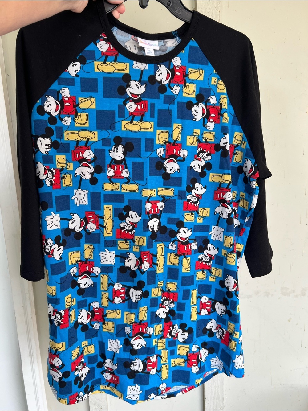 Lularoe Randy shirt top Disney Mickey Mouse XL